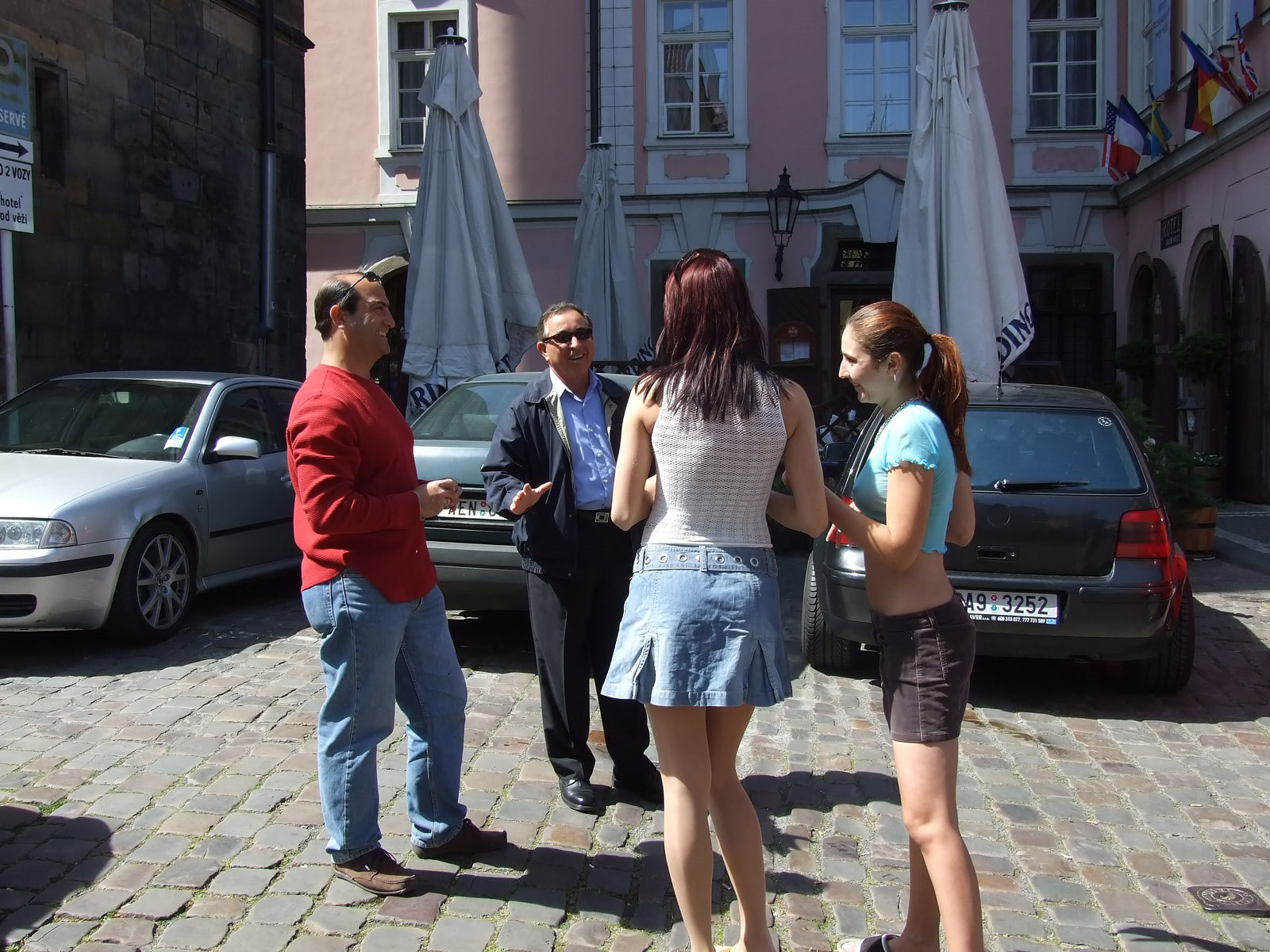 strangers flashing joining touching strangers — 29