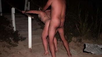 Beach Bonfire Gangbang — 19