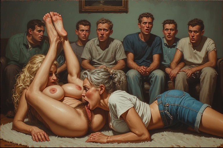 two lesbians on carpet — 30
