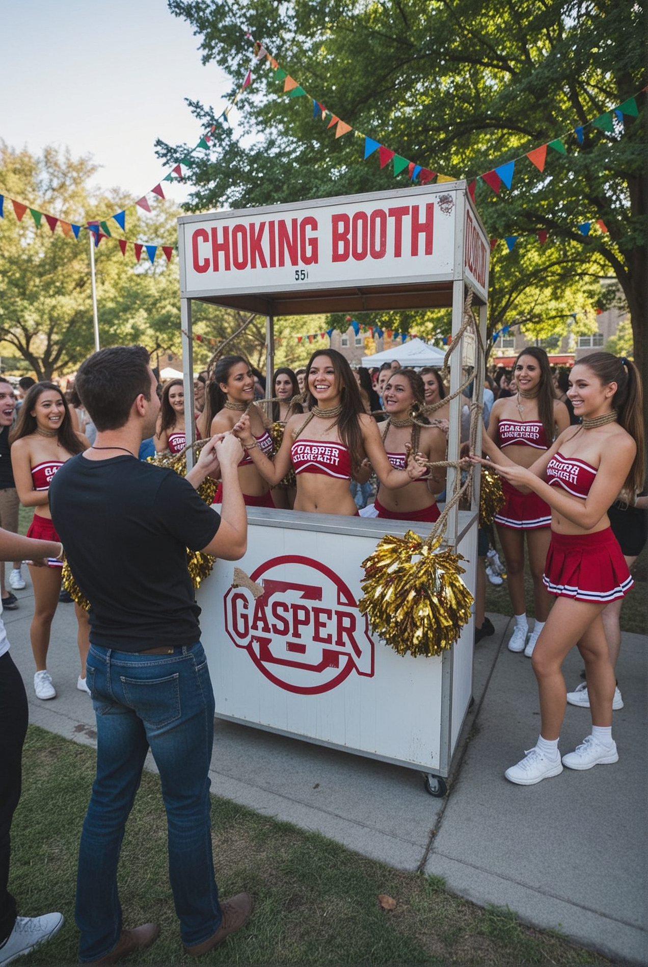 Gasper U Cheerleader Fund Raising — 13