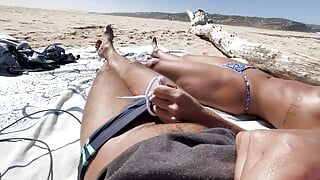 Blowjob On A Nudist Beach…
